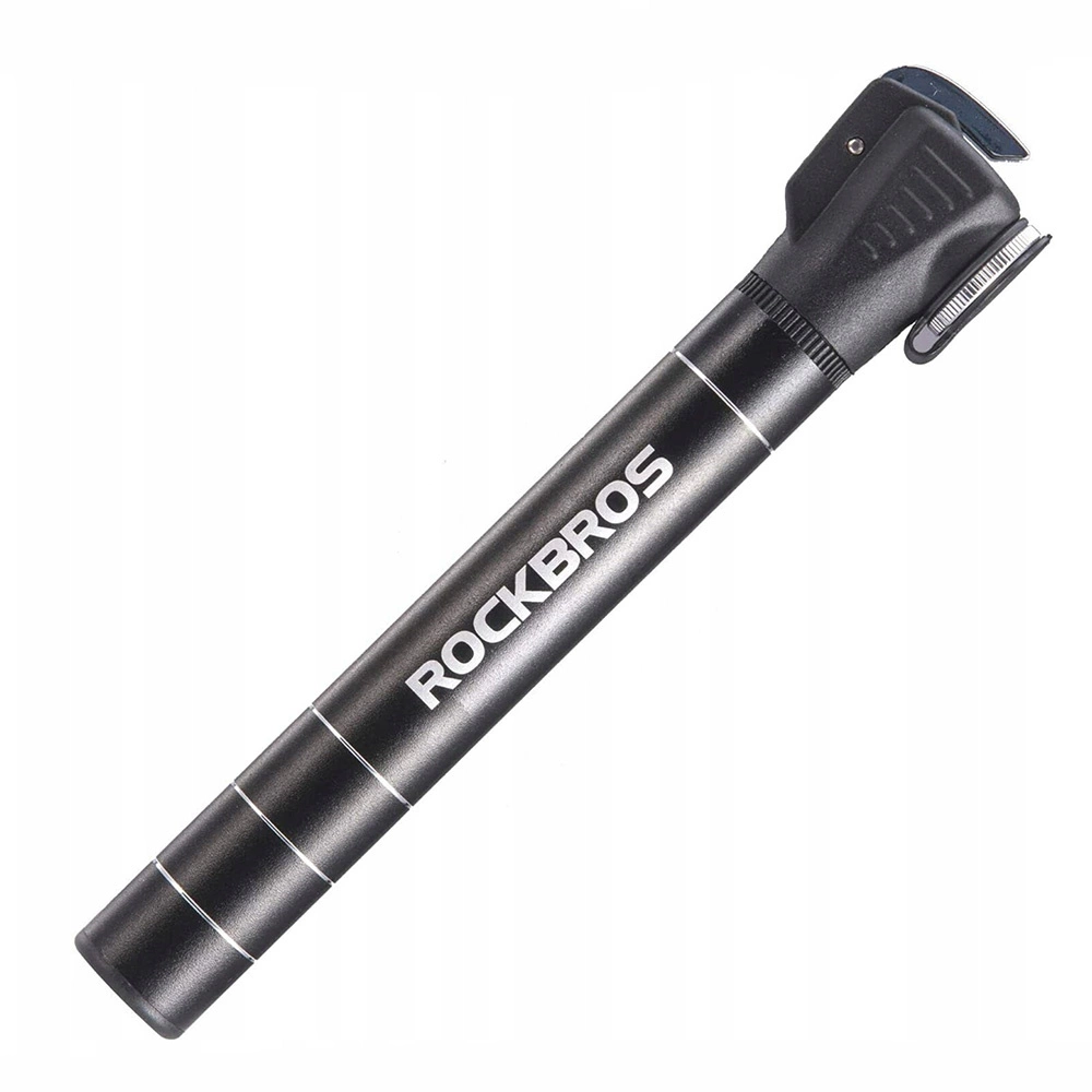 Rockbros JG-1040B Compact Bicycle Pump, Black