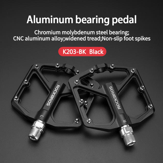 Велосипедные педали Rockbros K203-BK, черные
