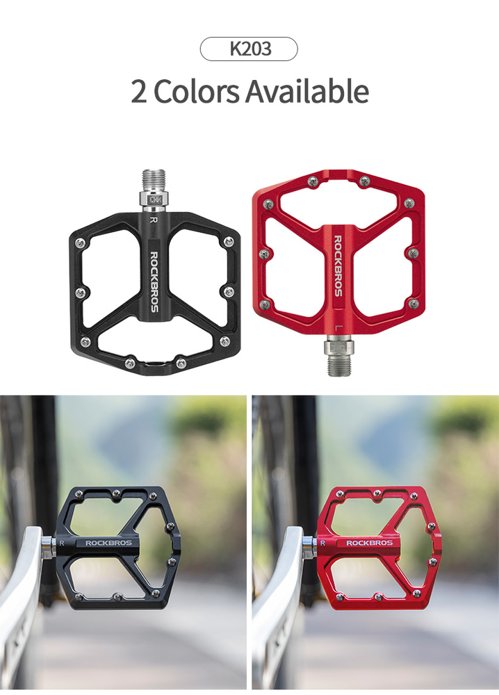 Велосипедные педали Rockbros K203-BK, черные