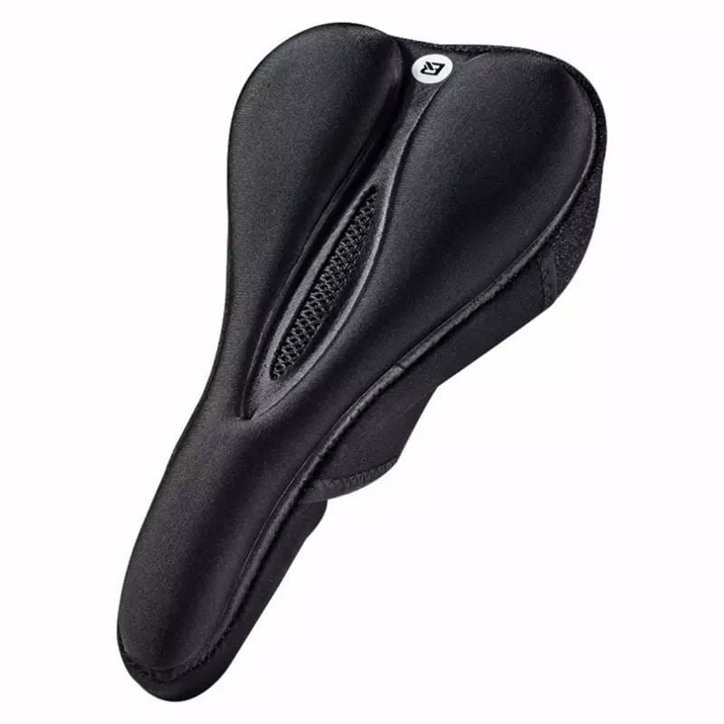 Rockbros LF047-S Silicone Gel Bicycle Seat Cover, Size M, Black