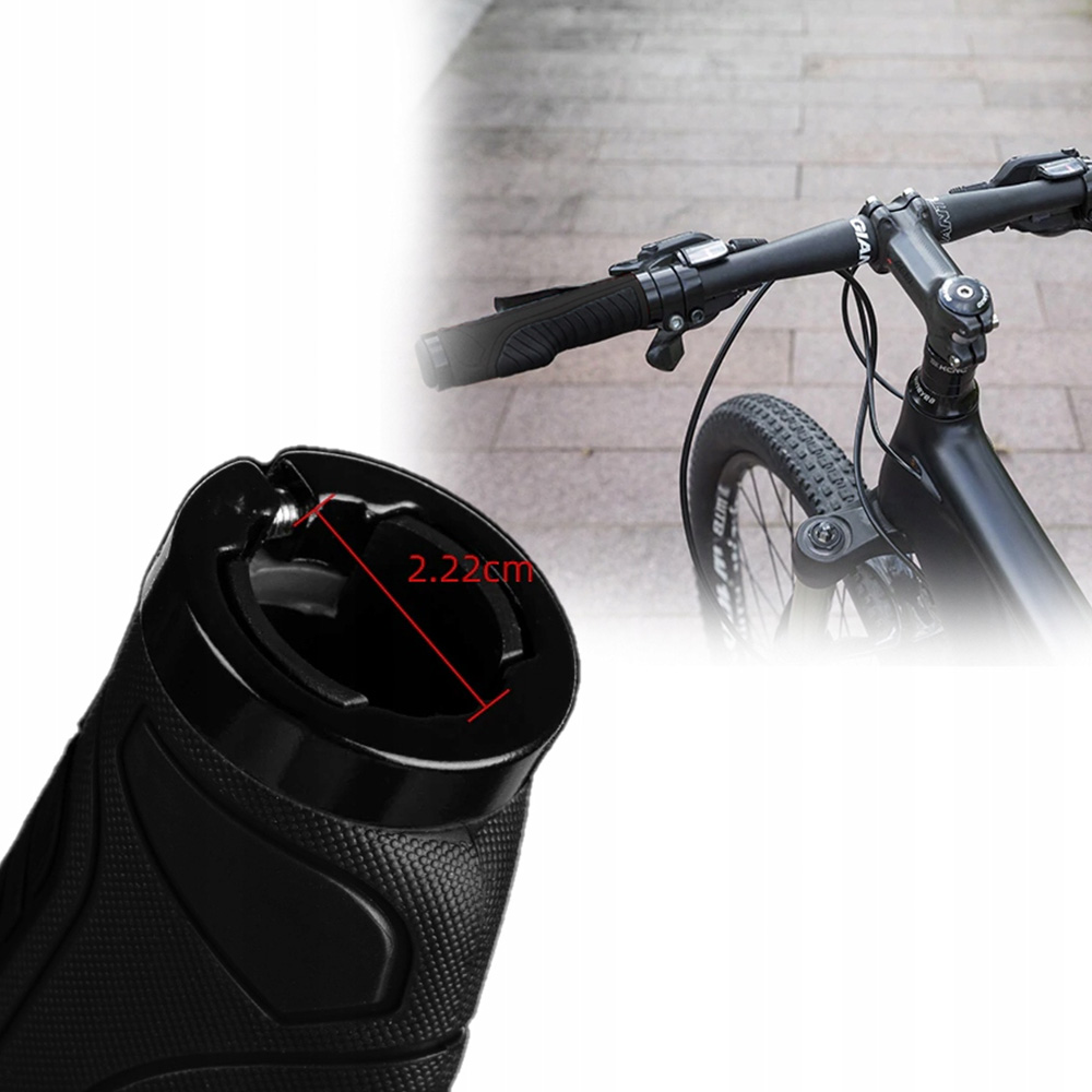 Rockbros BT1802BK Bicycle Grips, Black