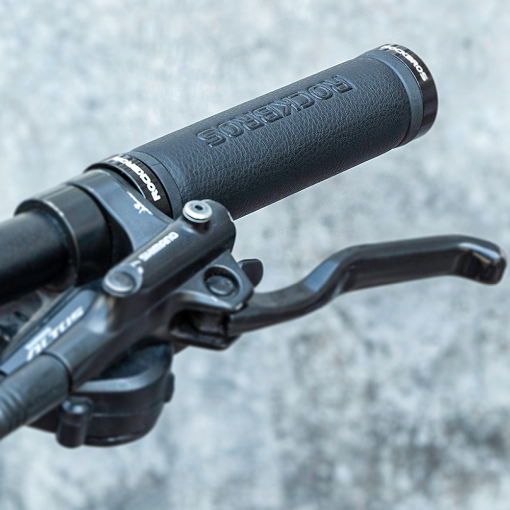 Rockbros Microfiber Bicycle Handlebar Grips, Black