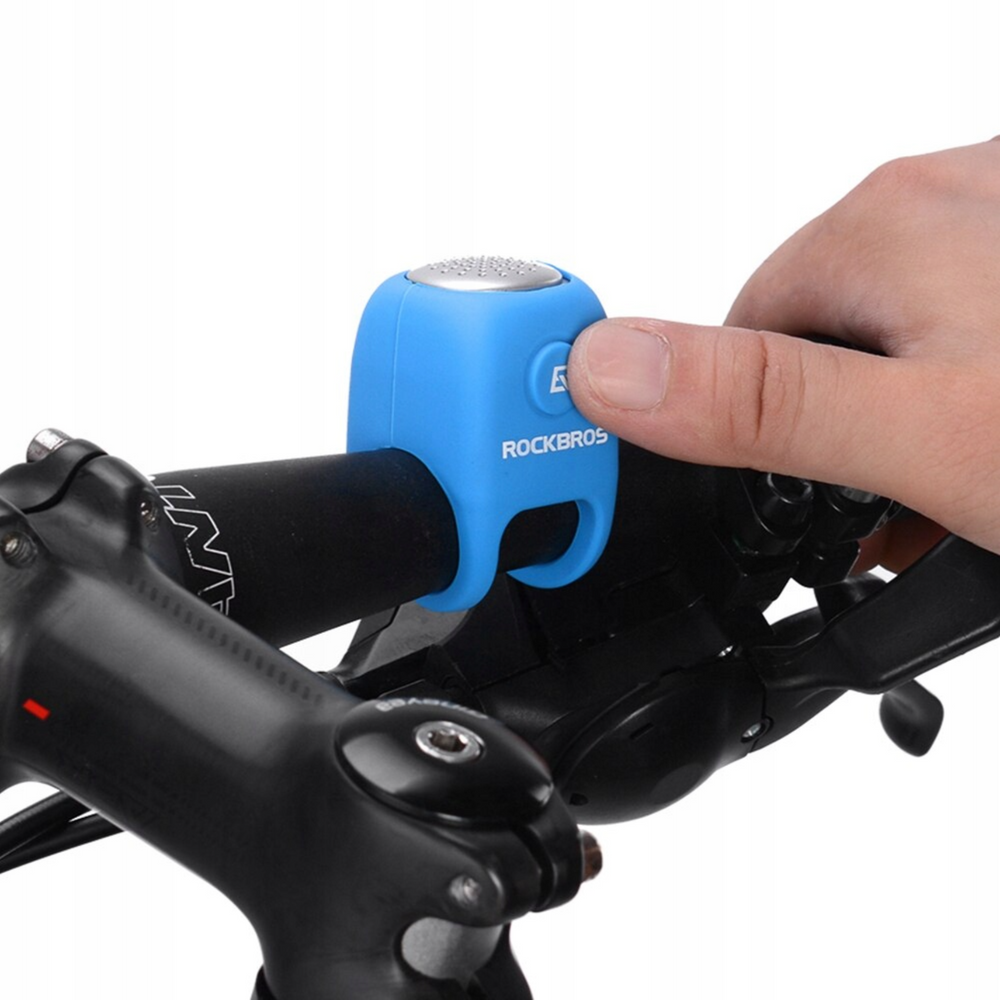 Rockbros CB1709BU Electronic Bicycle Bell, Blue