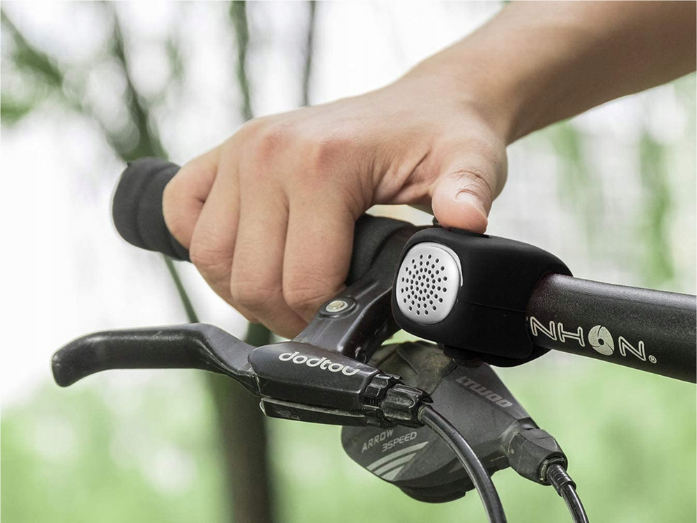 Rockbros CB1709BK elektroniskais velosipēda zvans, melns