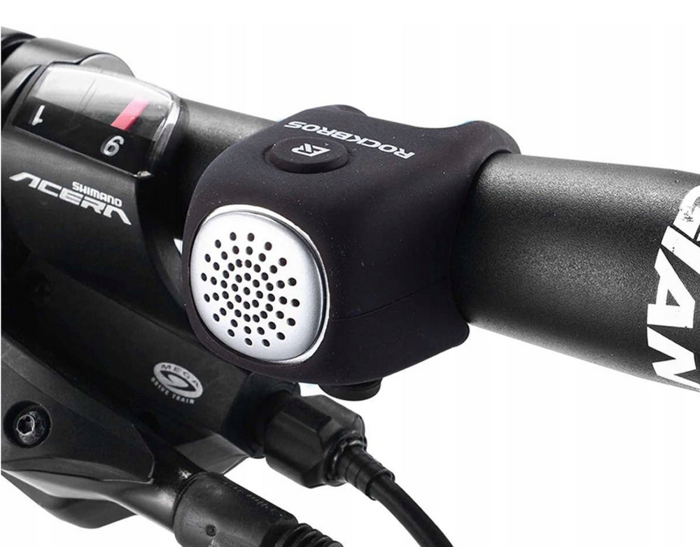 Rockbros CB1709BK elektroniskais velosipēda zvans, melns