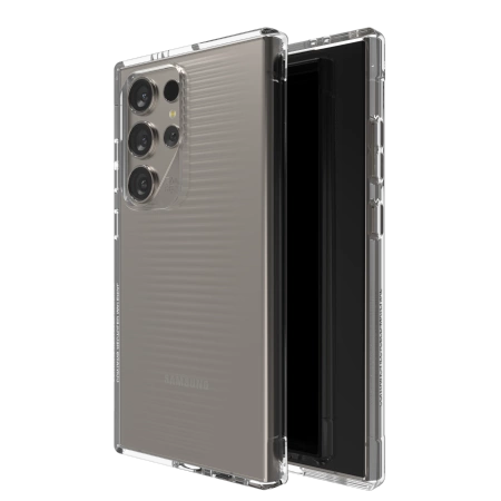 Samsung Galaxy S24 Ultra (SM-S928) ZAGG Luxe Case Cover, Transparent | Чехол Кейс Бампер Обложка...