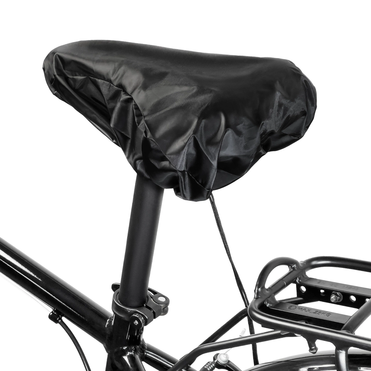 Waterproof Bicycle Saddle Cover, Black