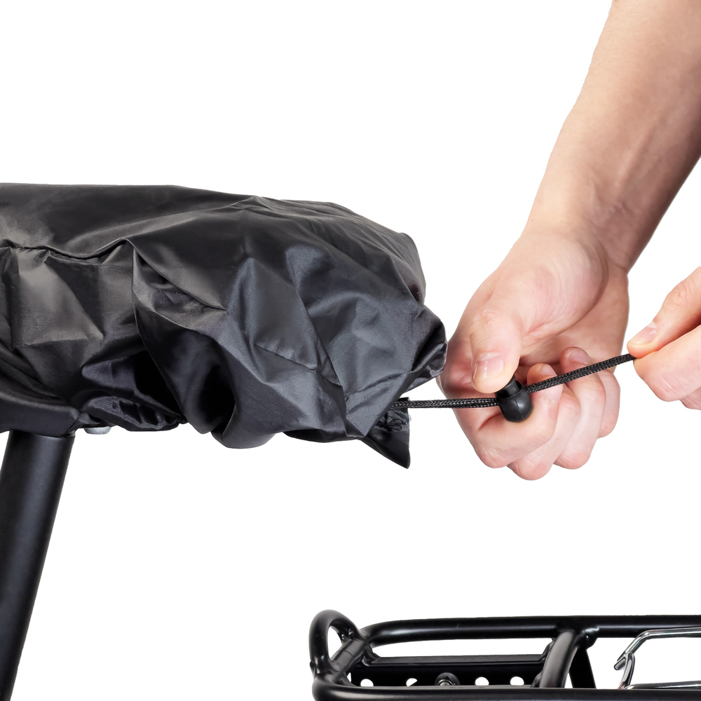 Водонепроницаемый чехол для велосипедного седла, черный