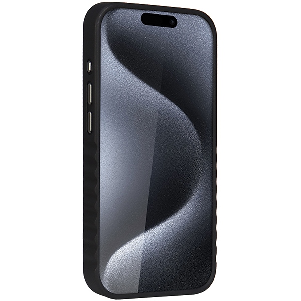 Чехол Audi для iPhone 15 Pro Synthetic Leather MagSafe, коричневый