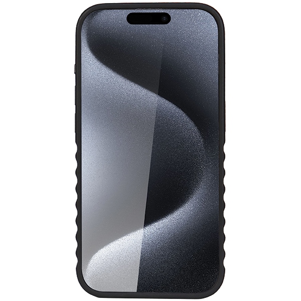Чехол Audi для iPhone 15 Pro Synthetic Leather MagSafe, коричневый