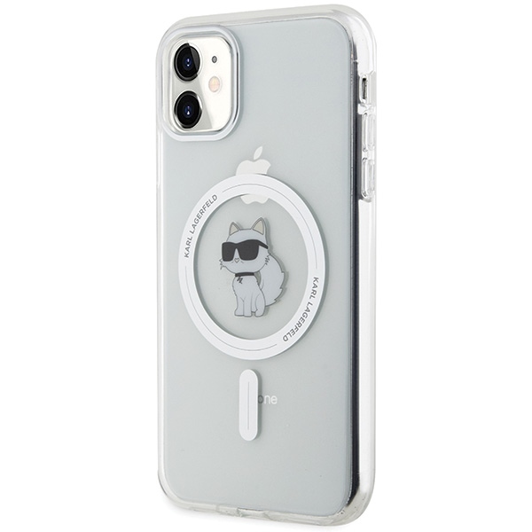 Karl Lagerfeld iPhone 11 / XR vāciņš IML Choupette MagSafe, caurspīdīgs