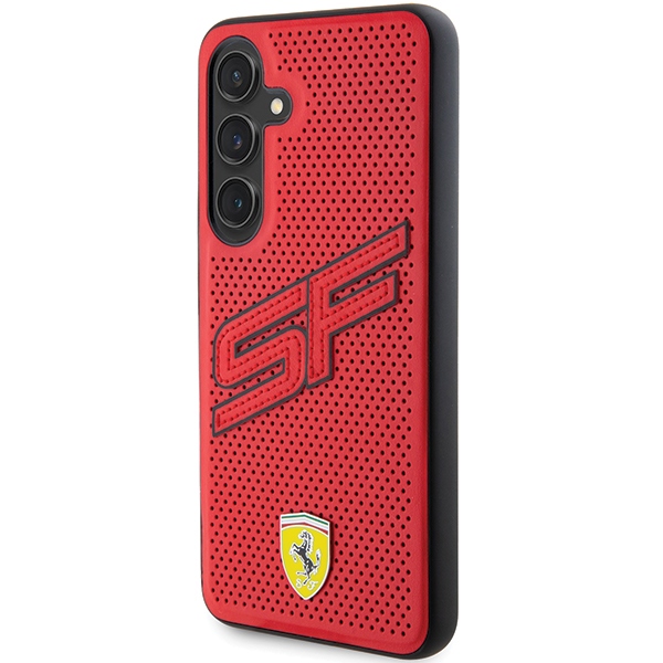 Ferrari Samsung Galaxy S24+ vāciņš Big SF Perforated, sarkans