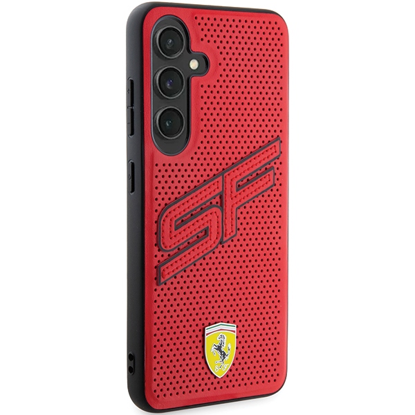 Ferrari Samsung Galaxy S24+ vāciņš Big SF Perforated, sarkans