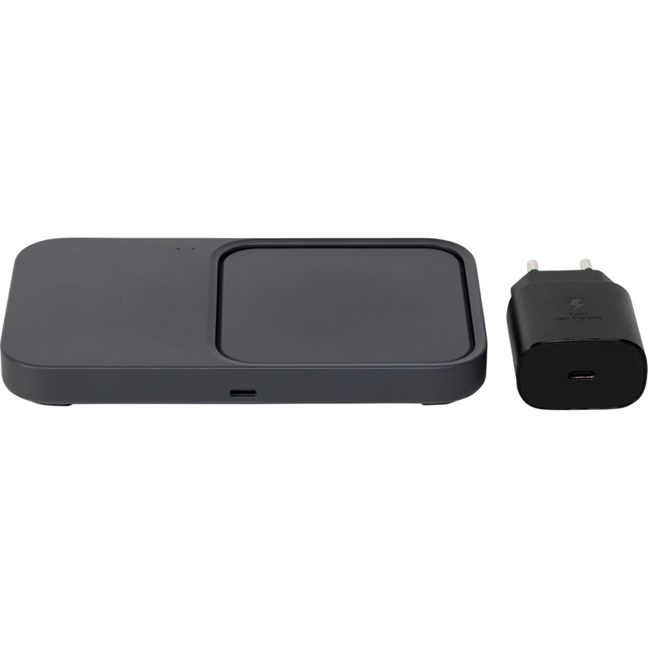 Samsung Duo EP-P5400TBEGEU 15W Wireless Charger with Wall Charger, Black