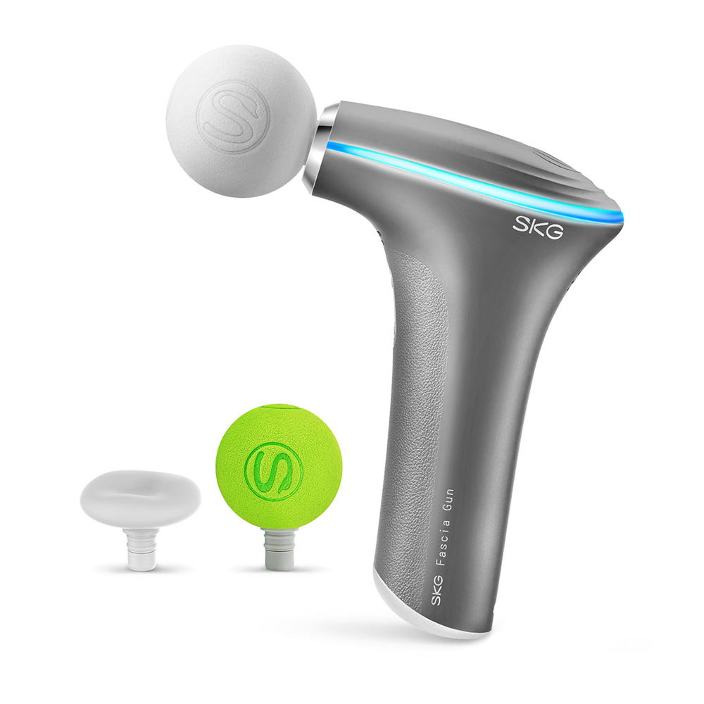 SKG F5-EN masāžas pistole visam ķermenim - pelēka | massage gun for the whole body gray