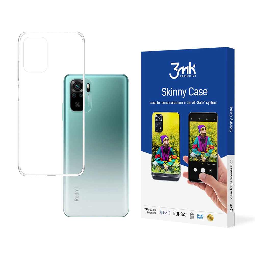 Xiaomi Redmi Note 10 / 10s 4G 3MK Armor Case Cover, Transparent | Чехол Кейс Бампер Обложка...