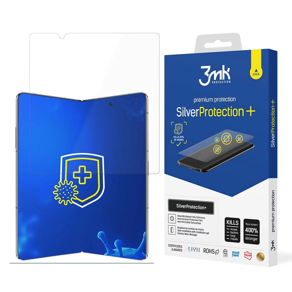 Honor Magic V2 3MK Silver Protect+ Antibacterial Screen Protector | Antibakteriāla Telefona Aizsargplēve