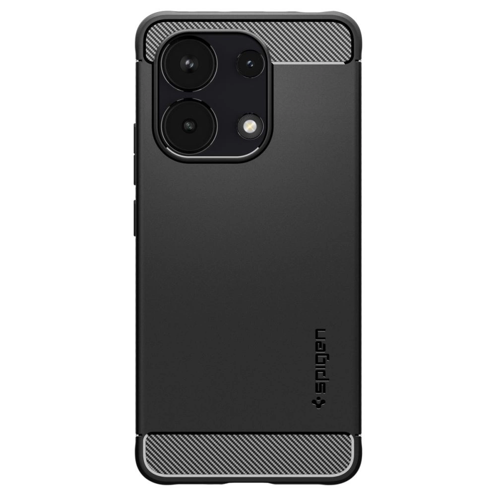 Чехол Spigen Rugged Armor для Xiaomi Redmi Note 13 4G / LTE - матовый черный
