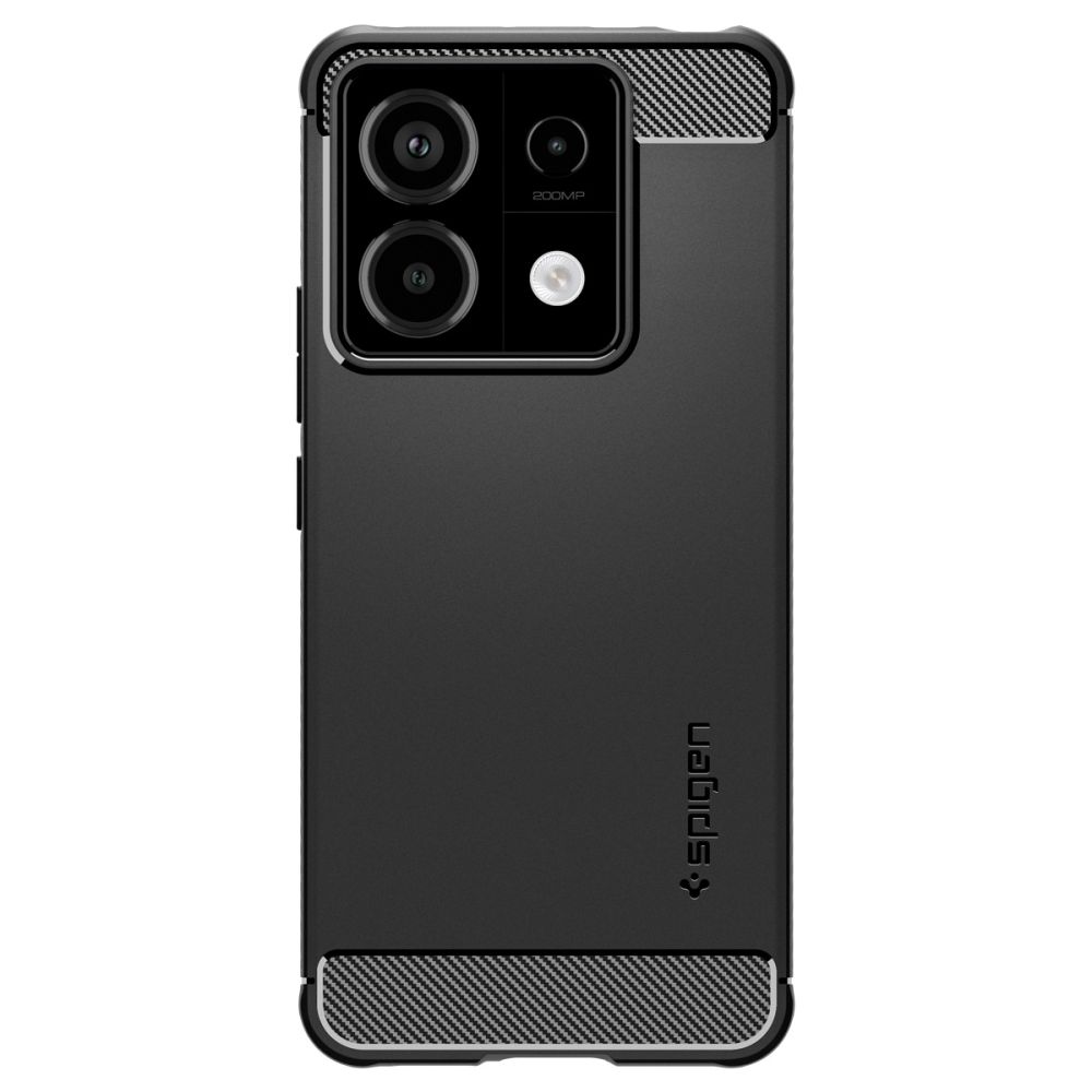 Xiaomi Redmi Note 13 Pro 5G / POCO X6 5G Spigen Rugged Armor Case Cover, Black | Telefona Macņš Vāciņš Apvalks Maks