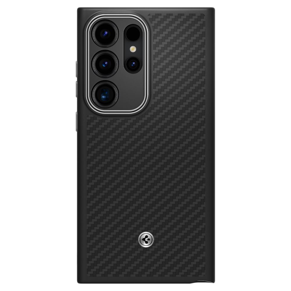 Samsung Galaxy S24 Ultra (SM-S928) Spigen Enzo Aramid Case Cover, Black | Чехол Кейс Бампер...