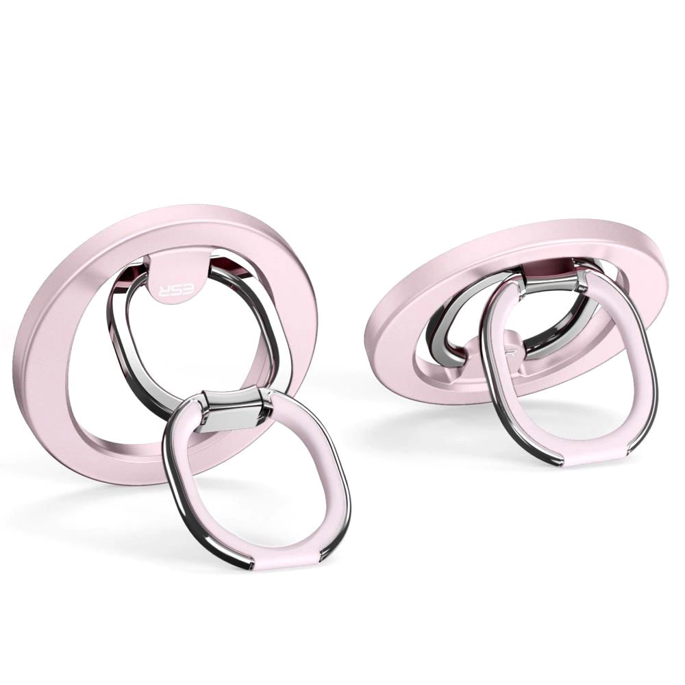 ESR Halolock MagSafe gredzena statīvs tālrunim - rozā krāsā | ring stand for the phone pink