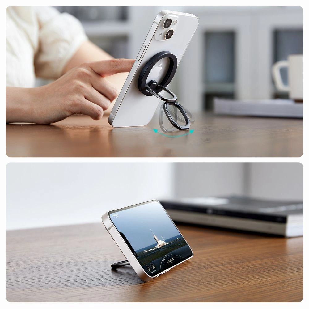 ESR Halolock MagSafe ring stand for phone - black