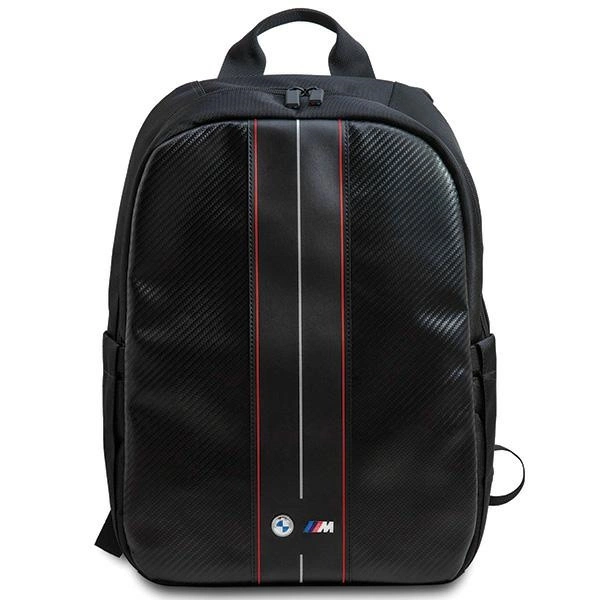 BMW Carbon & Red Stripe mugursoma 16" klēpjdatoram - melna | backpack for a laptop black