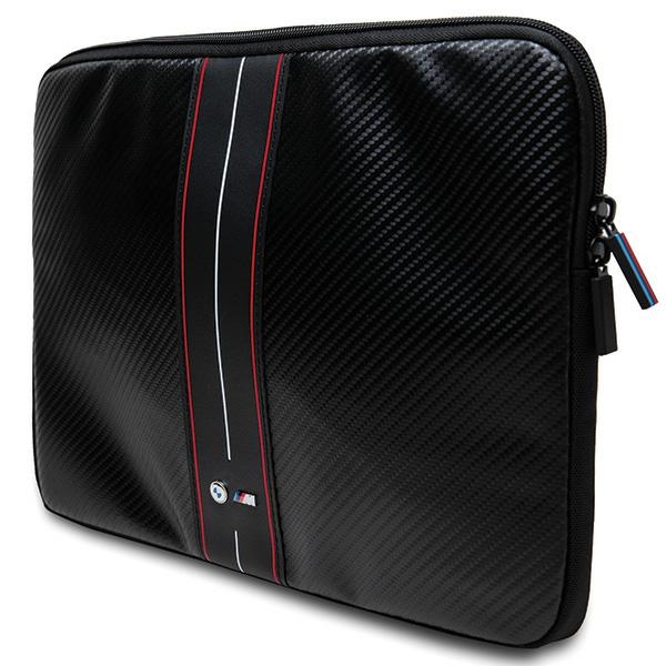 Чехол BMW Carbon & Red Stripe для ноутбука 16\", черный