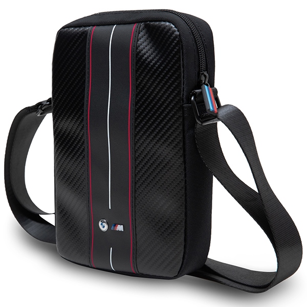 BMW Carbon & Red Stripe soma 10" planšetdatoram - melna | bag for a tablet black
