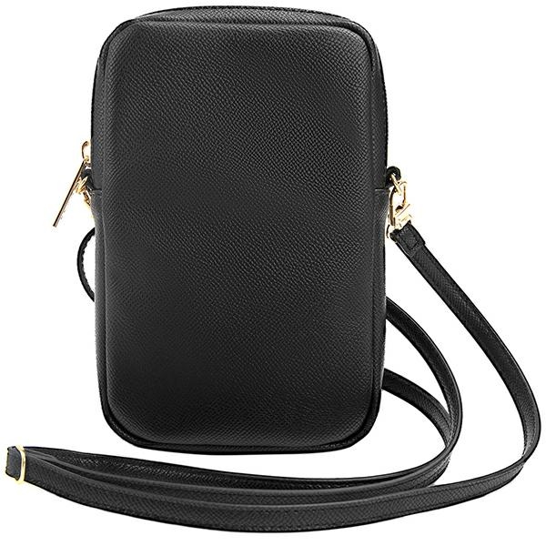 Сумка для телефона Guess Zip Triangle 4G, черная