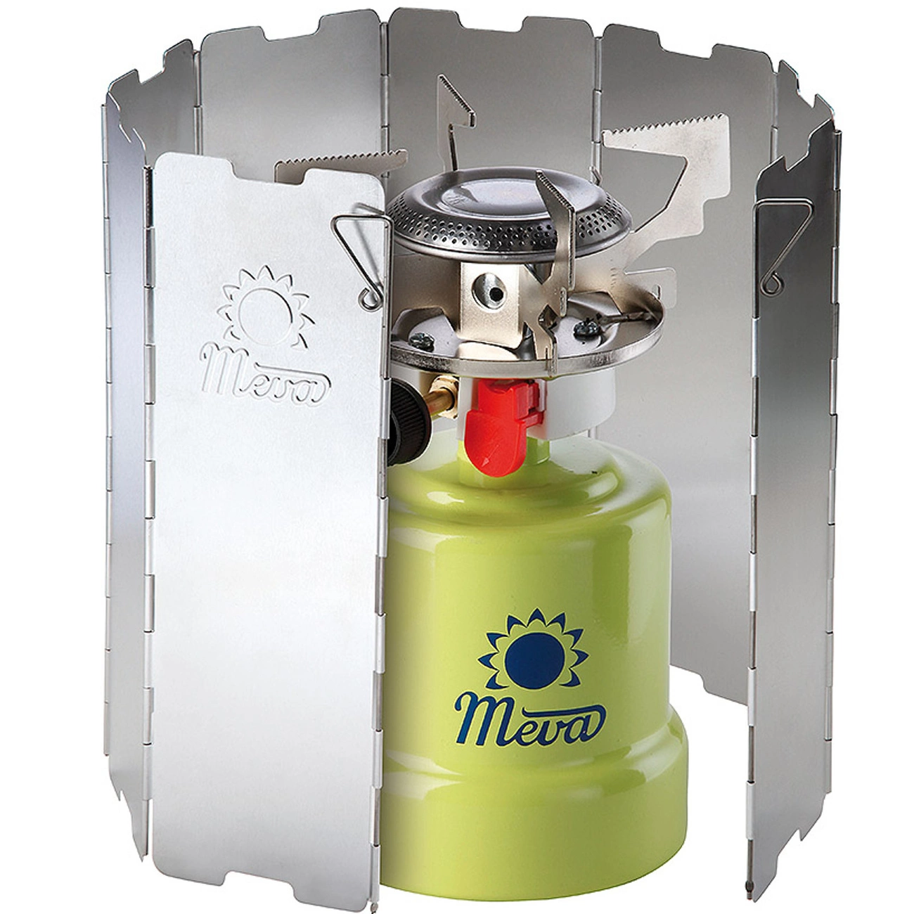 Ветрозащитный экран для горелки походной плиты - серебристый