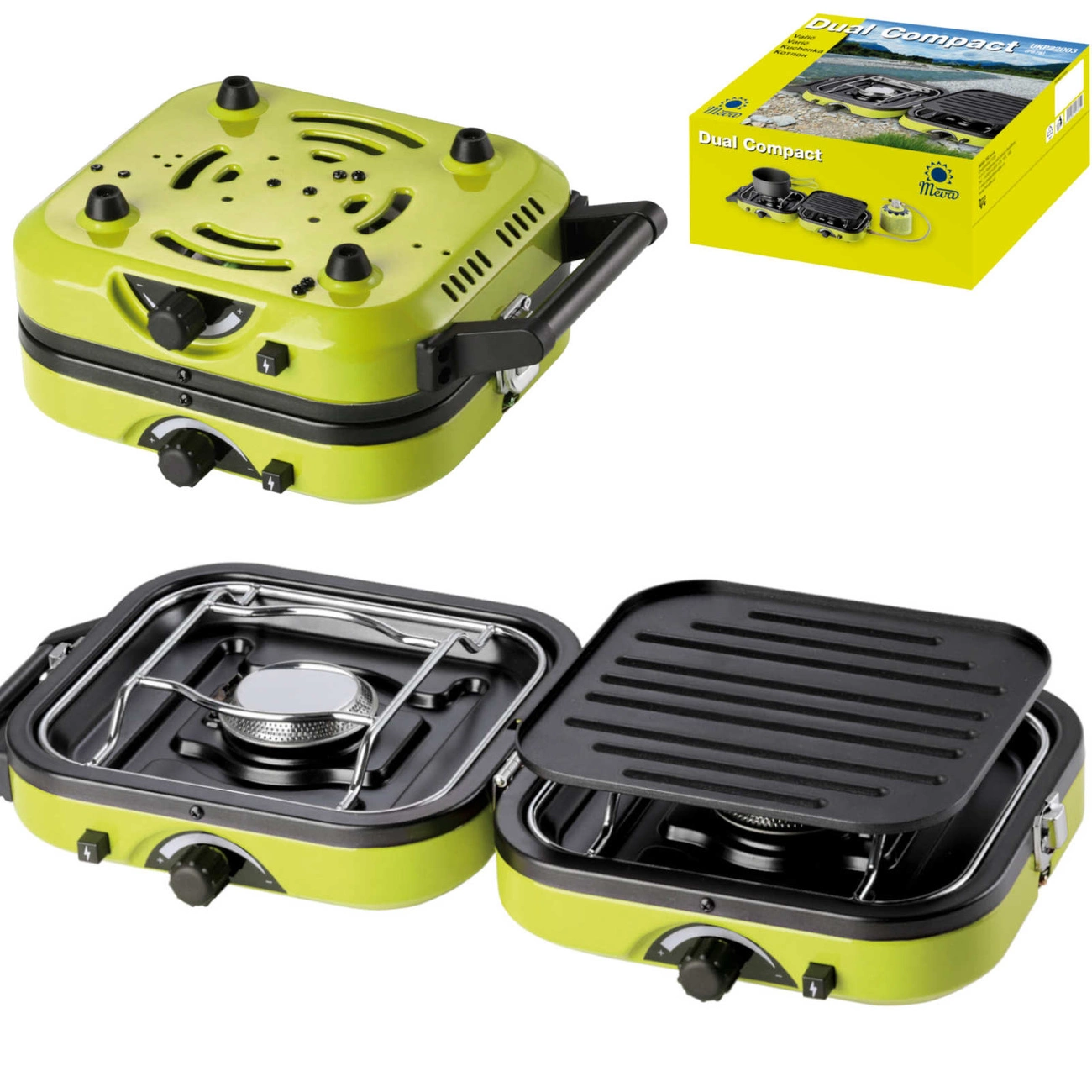 DUAL COMPACT + GRILL dubultā kempinga plīts | double camping stove