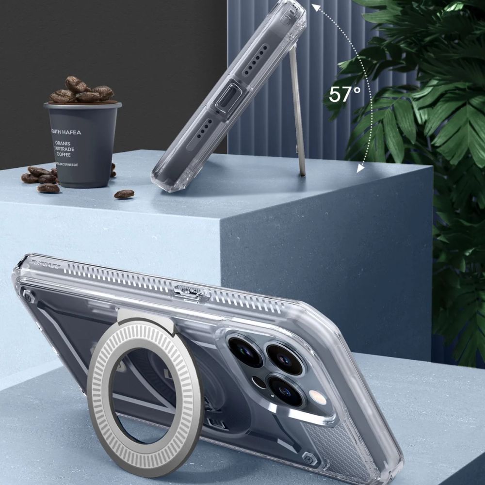 Чехол Supcase UB Pro Mag с MagSafe для iPhone 15 - прозрачный