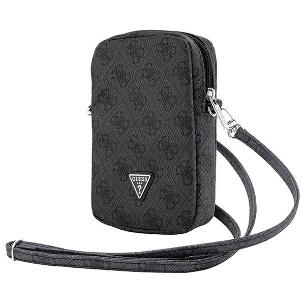 Guess Zip 4G Trīsstūra soma - melna | Triangle bag black
