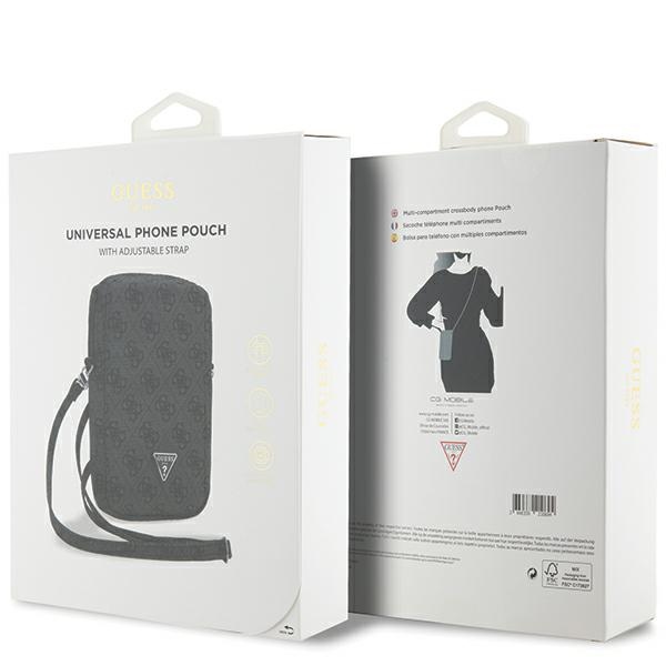 Guess Zip 4G Triangle Phone Bag, Black