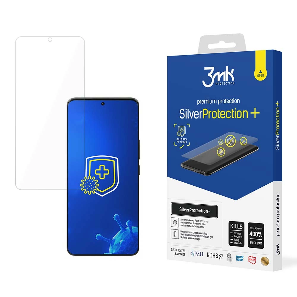 Xiaomi 13 Ultra 5G 3MK Silver Protect+ Antibacterial Screen Protector