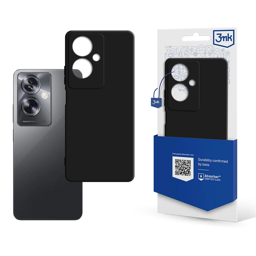 Oppo A79 5G 3MK Matt Case Cover, Black | Матовый Чехол Кейс Бампер Обложка для...