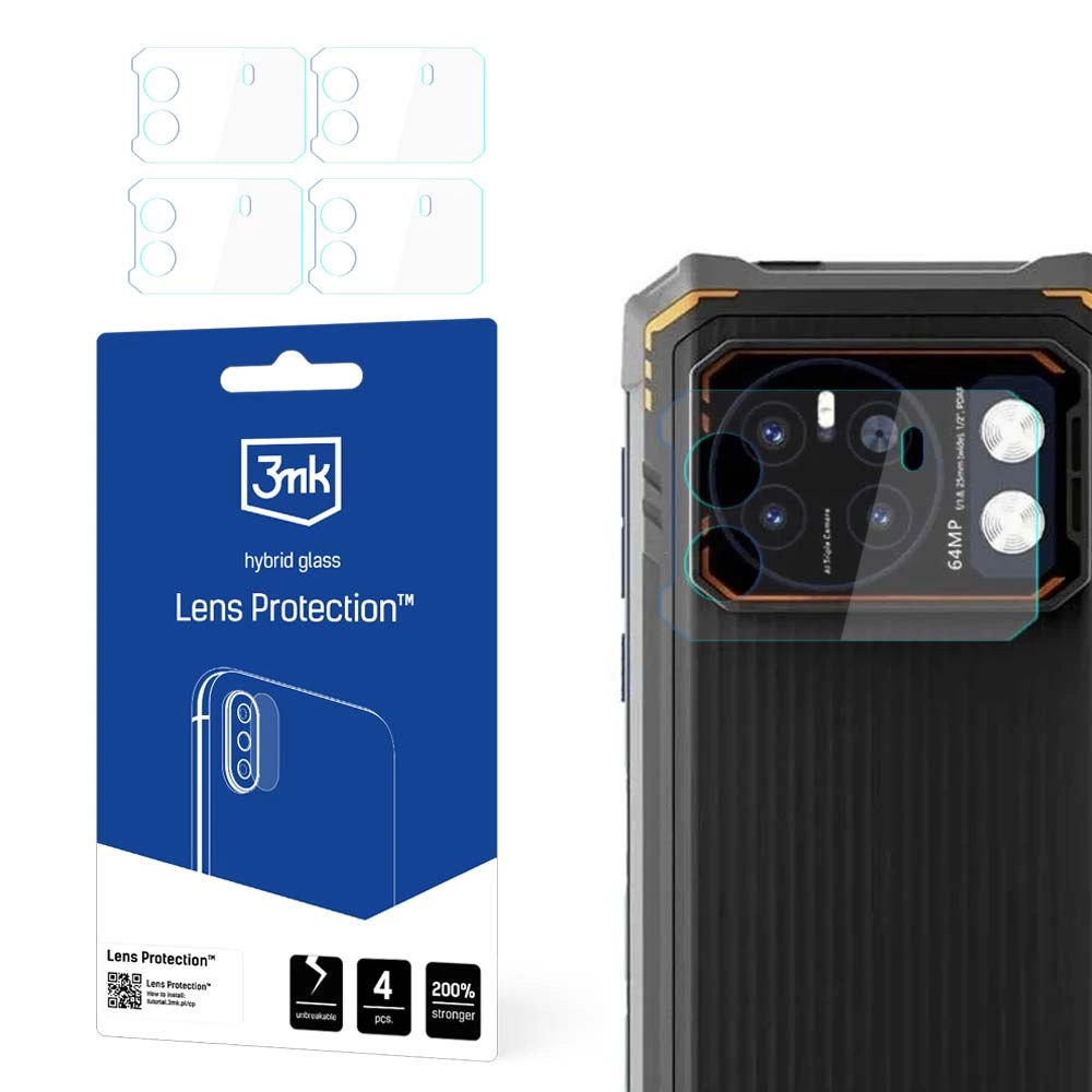 Hotwav Cyber 13 Pro Защитное Стекло для Задней Камеры, 4 шт. | 3MK Lens Protection...