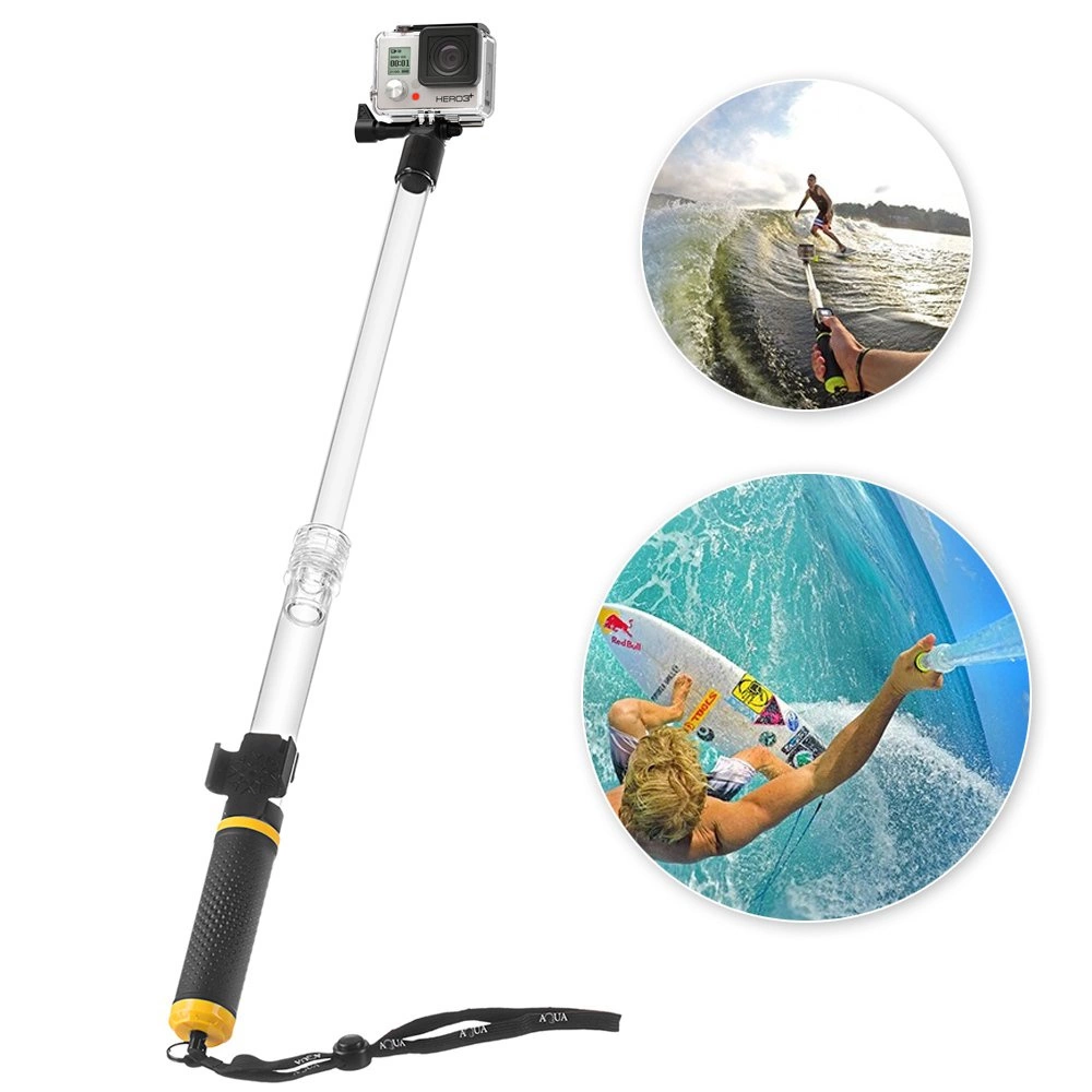 Peldošs pašportretu statīvs GoPro SJCAM darbības kamerām | Floating selfie boom for action cameras
