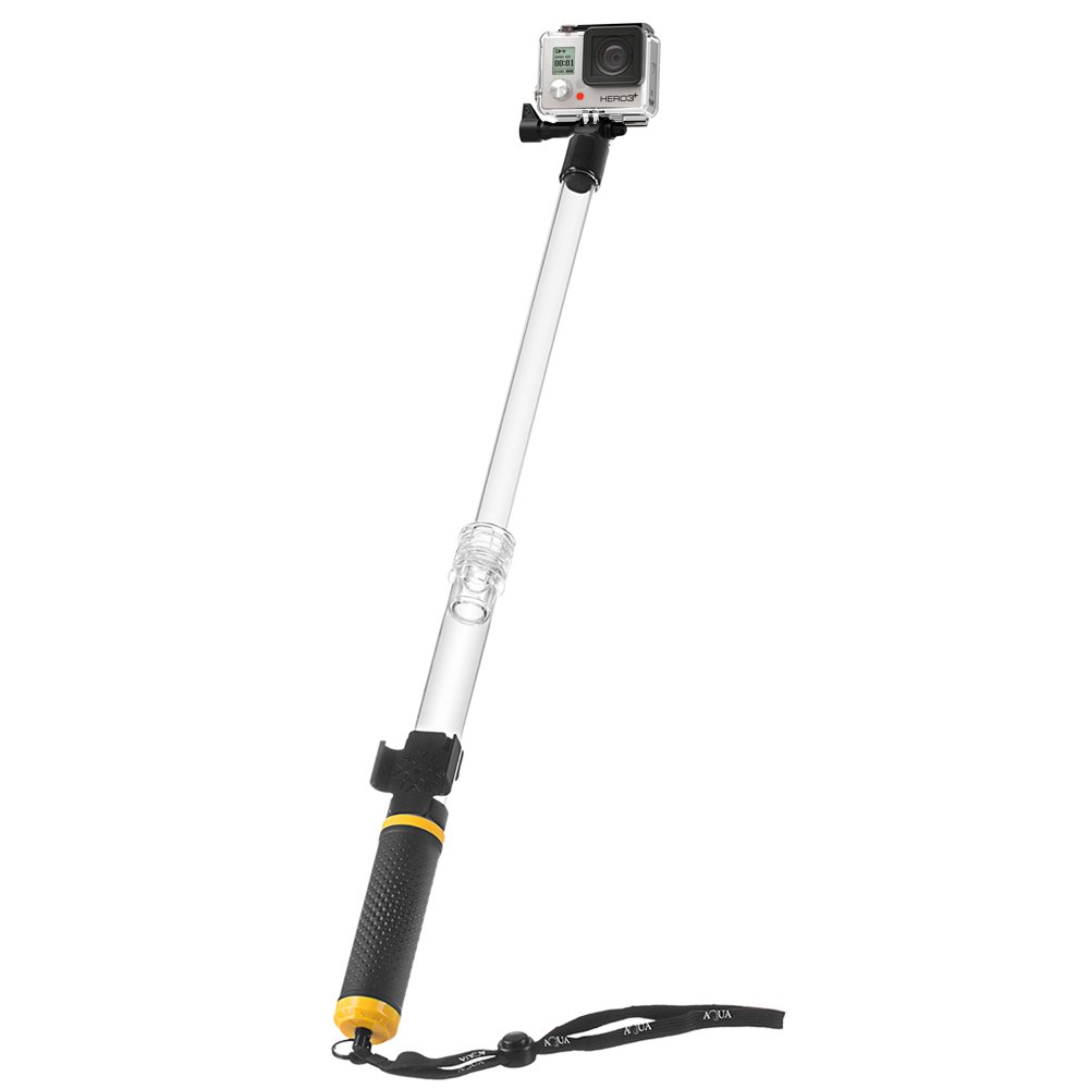Peldošs pašportretu statīvs GoPro SJCAM darbības kamerām | Floating selfie boom for action cameras