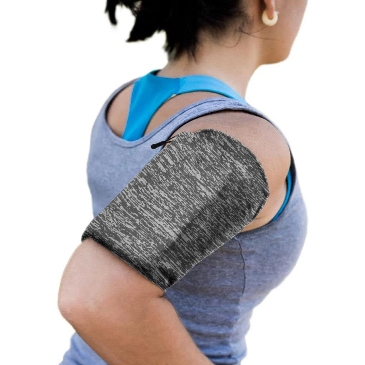 Skriešanas aproce tālruņa S pelēka | Running armband phone grey