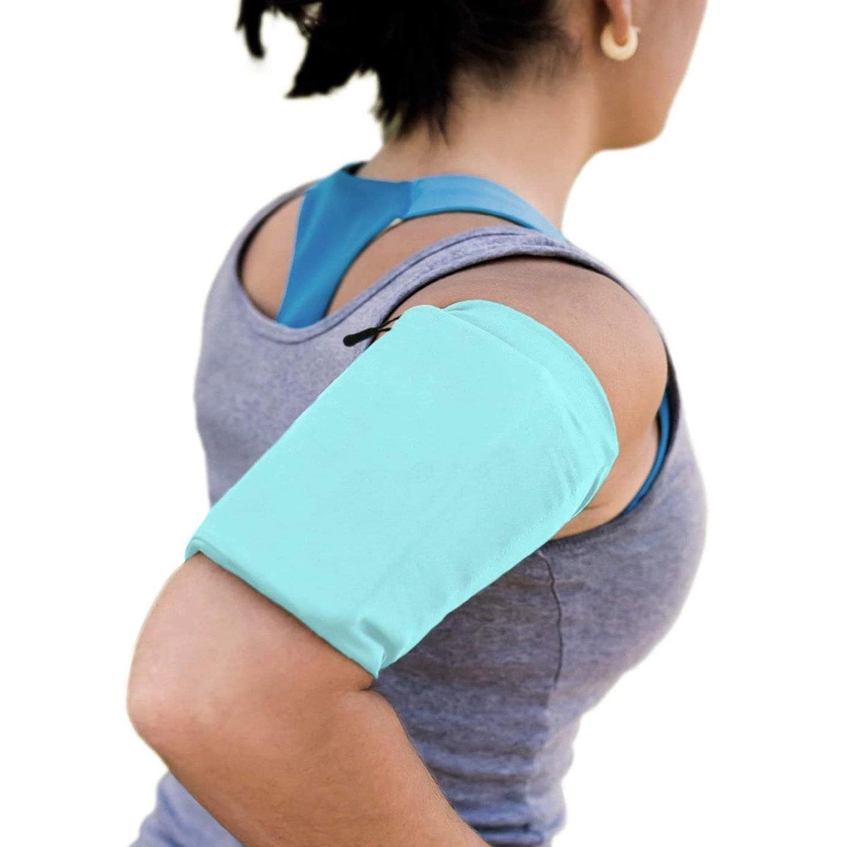 Skriešanas aproce tālruņa L zila | Running armband phone blue