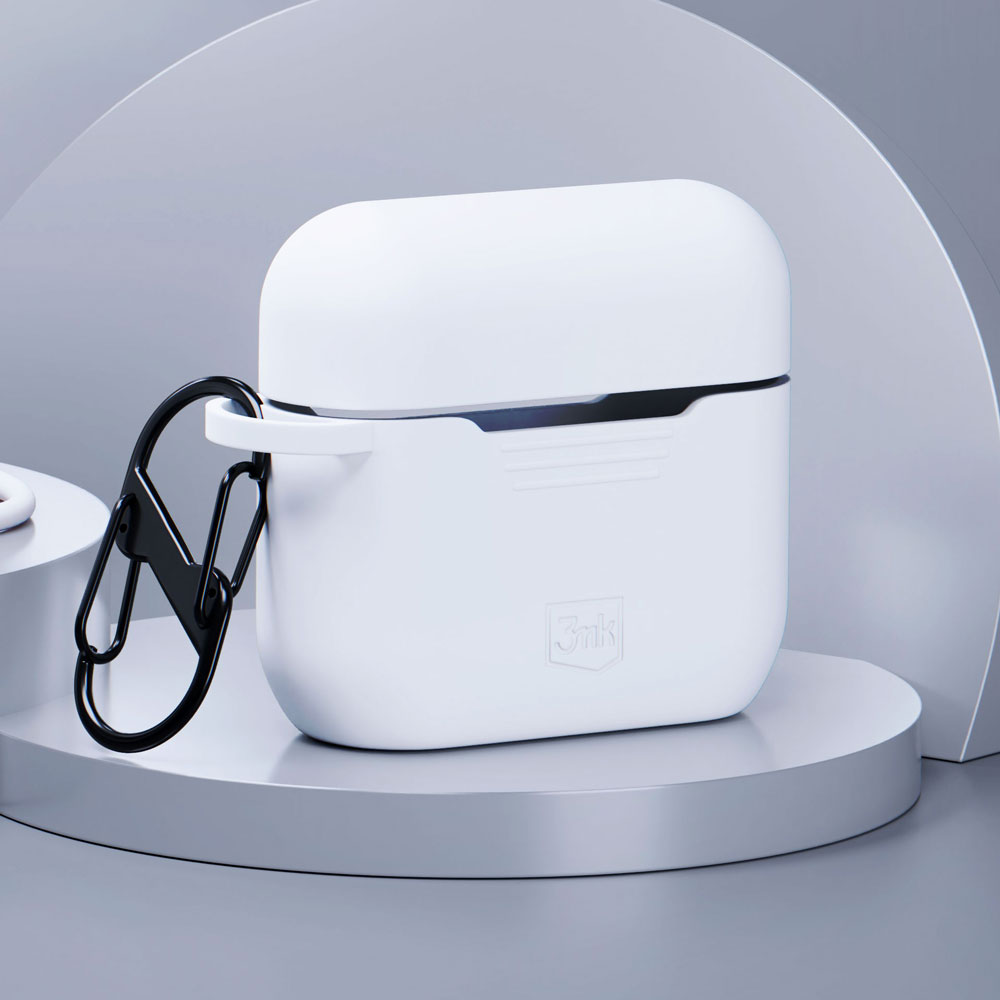 3mk Silicone Case for AirPods Pro / Pro 2, White