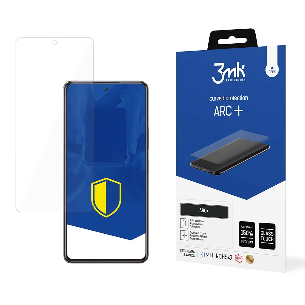 Infinix Note 30 Pro Aizsargplēve uz Visu Ekrānu | 3MK ARC+ Protective Film Rounded Fullscreen Protector