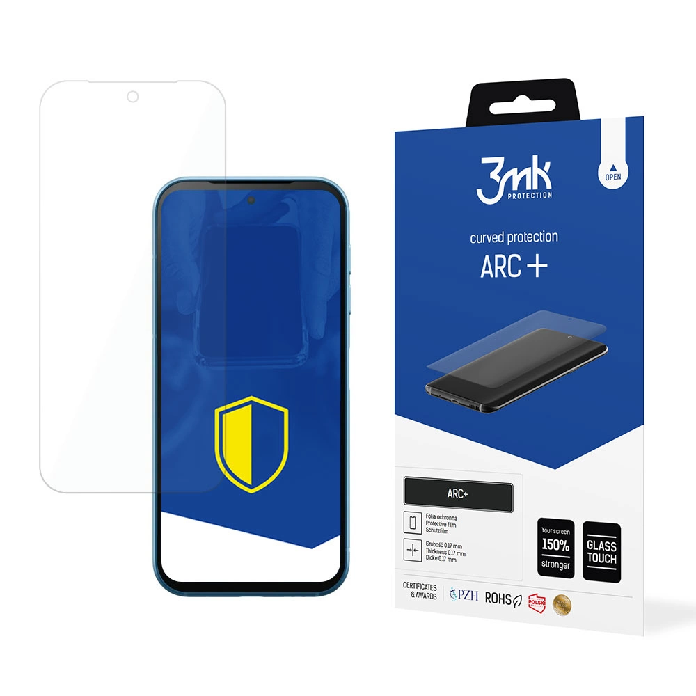 Fairphone 5 Защитная Пленка на Экран | 3MK ARC+ Protective Film Rounded Fullscreen Protector