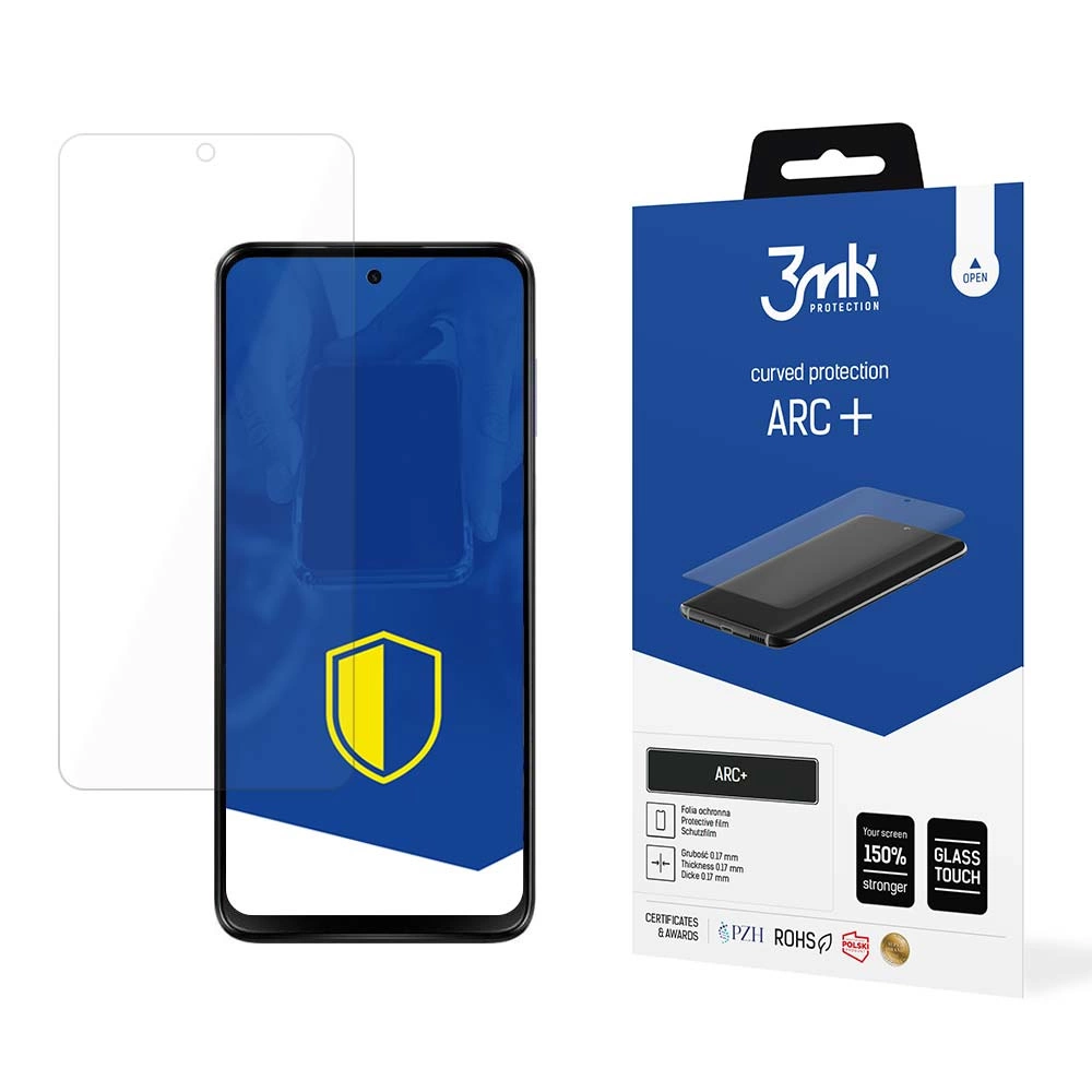 Motorola Moto G13 / G23 3MK ARC+ Protective Film Rounded Fullscreen Protector