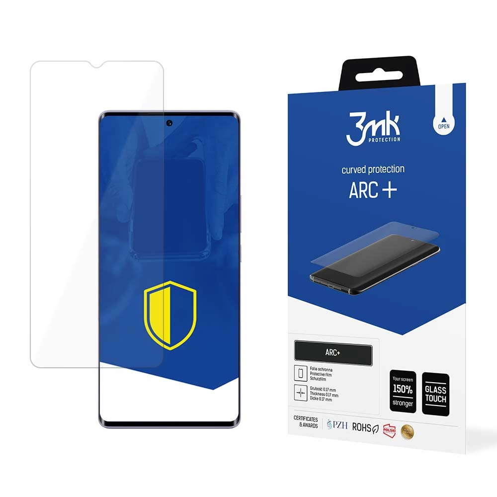 Infinix Zero Ultra 5G Aizsargplēve uz Visu Ekrānu | 3MK ARC+ Protective Film Rounded Fullscreen Protector
