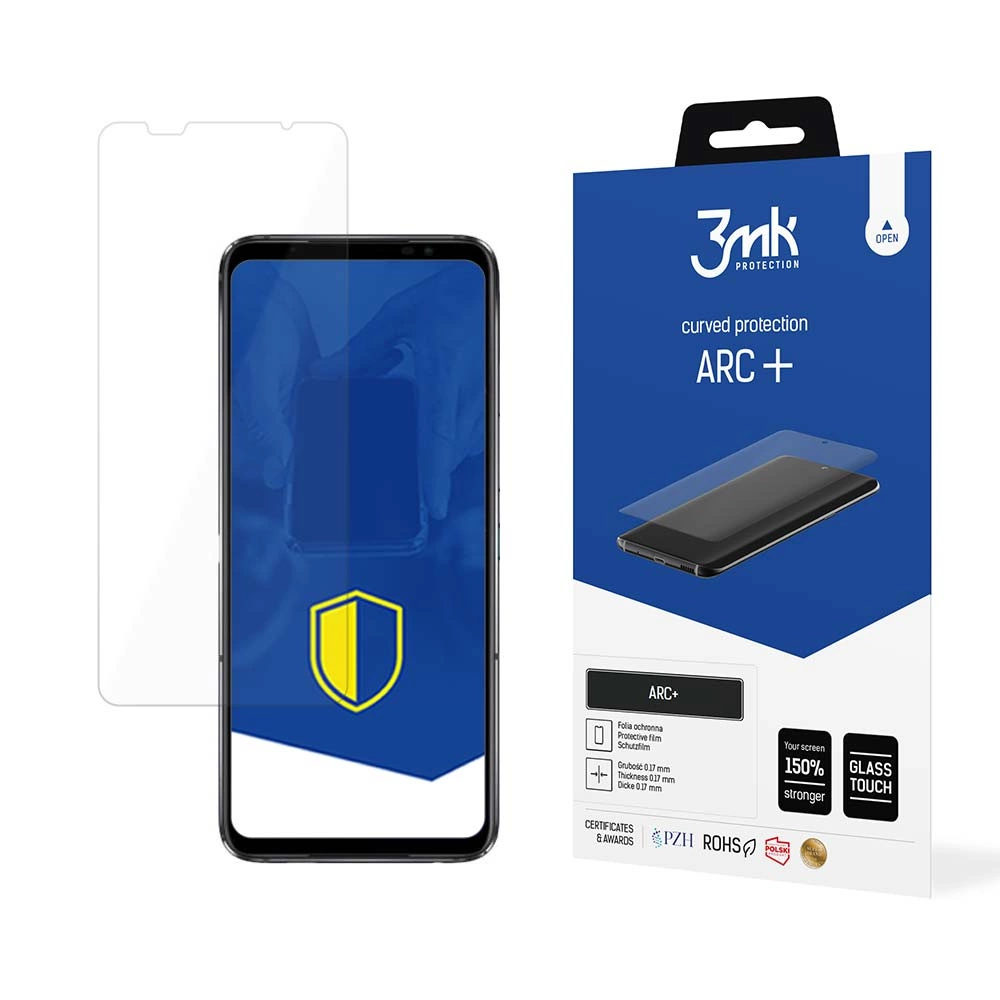 Asus ROG Phone 6 / 6 Pro / 6D / 6D 3MK ARC+ Protective Film Rounded Fullscreen Protector