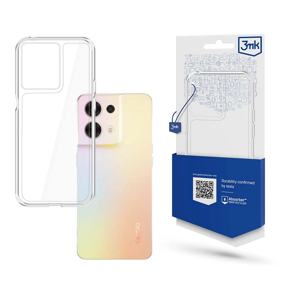 Oppo Reno 8 5G 3MK Armor Case Cover, Transparent | Чехол Кейс Бампер Обложка для...