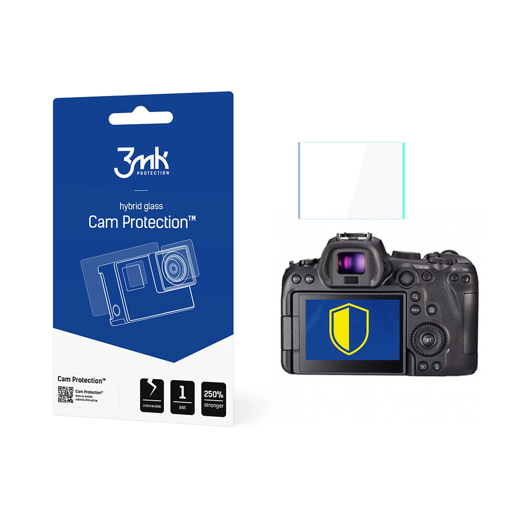 3mk Cam Protection aizsargstikls priekš Canon EOS R6 | protective glass for